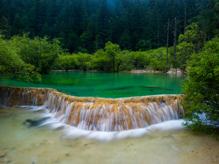 盆景池。黃龍景區管理局供圖