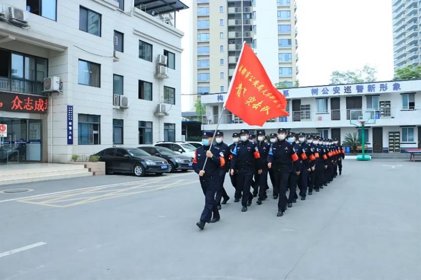 青年突擊隊。成都市公安局天府新區分局供圖