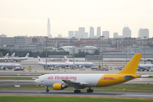 DHL快遞宣布使用A300全貨機，替換原有B737貨機。雙流區委宣傳部供圖