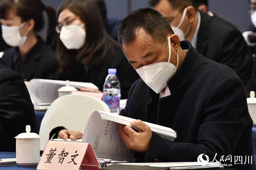 省人大代表董智文。人民網 王洪江攝