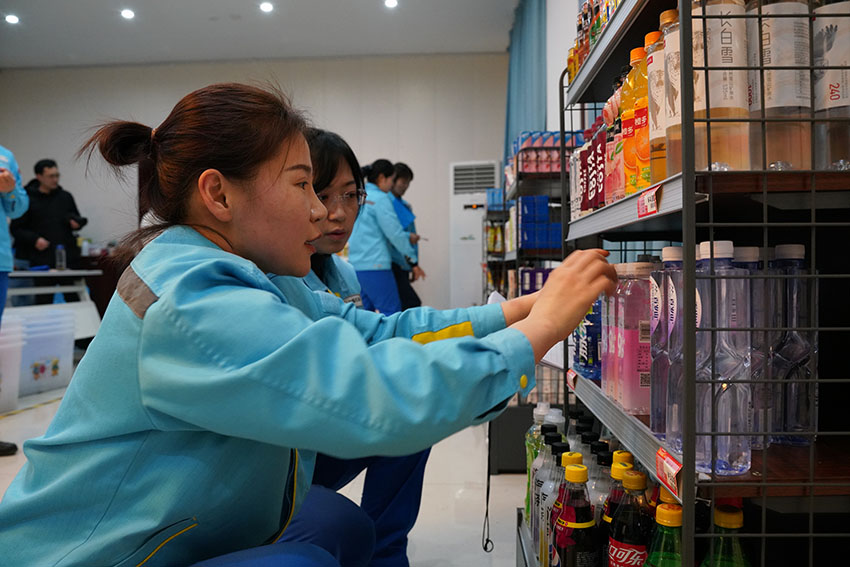 便利店商品無圖陳列項目。中國石油四川銷售公司供圖