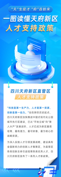 才人支持政策相關內容。天府新區融媒體中心供圖