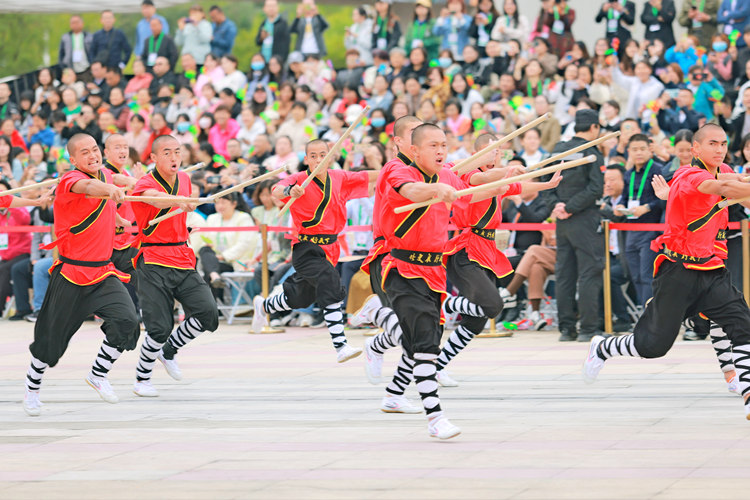 少林功夫表演。青羊區(qū)委宣傳部供圖