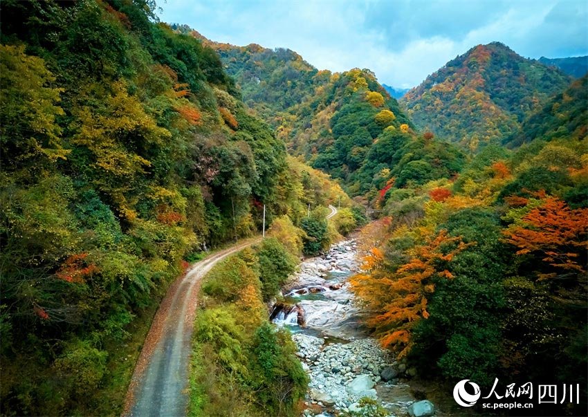 深山秘境，道法天成。胡宇攝