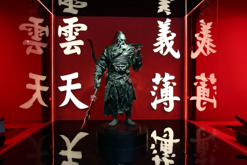 雕塑作品-乾坤正氣： 關云長。成都武侯祠博物館供圖