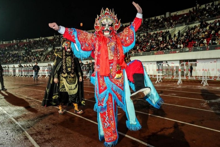 非遺表演。達州市委宣傳部供圖