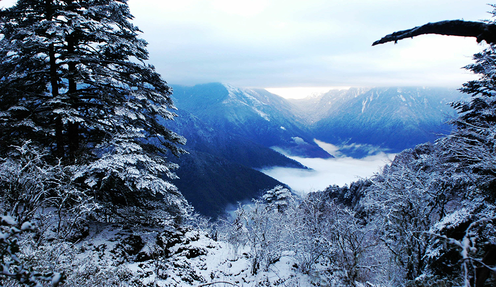 德昌美景——螺髻山雪景