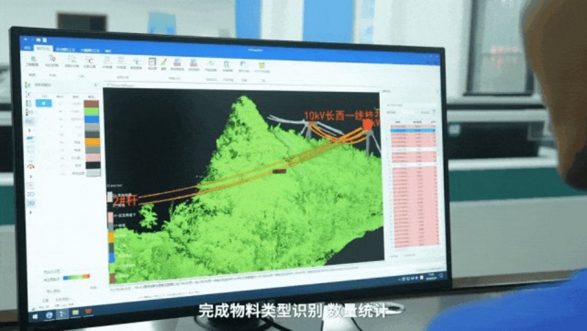 系統完成全域線路的資產普查。東部新區供圖