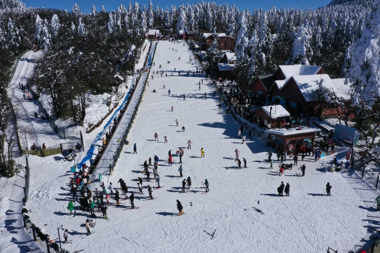 峨眉山滑雪場。主辦方供圖